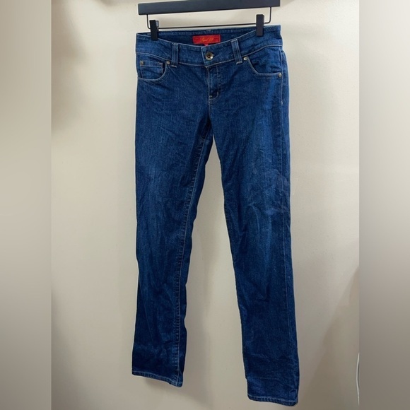 LEVEL 99 Dark Rinse Straight Leg Jeans Size 26 - Picture 1 of 5